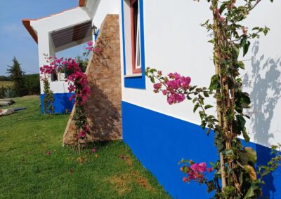 Comfortable retreat accommodation at Baboo Alentejo wellness sanctuary in Portugal